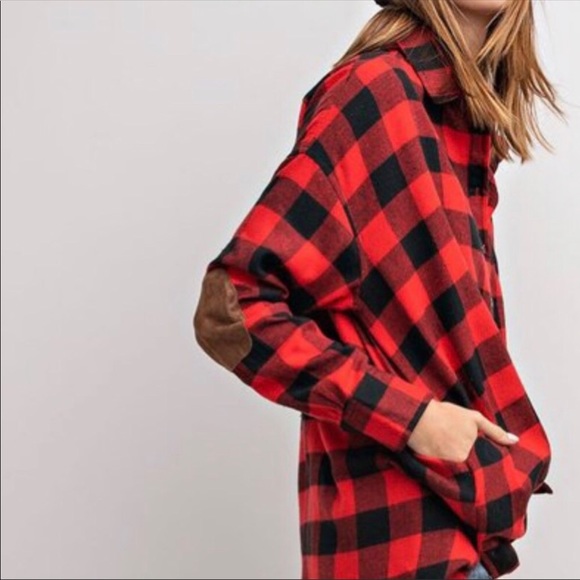 🆕❗️LAST 1❗️143RD STYLE HAUS PLAID BUTTON DOWN TOP - Picture 3 of 3